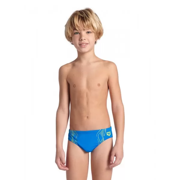 BOYS ARENA REFLECTING SWIM BRIEFS BLUE RIVER 