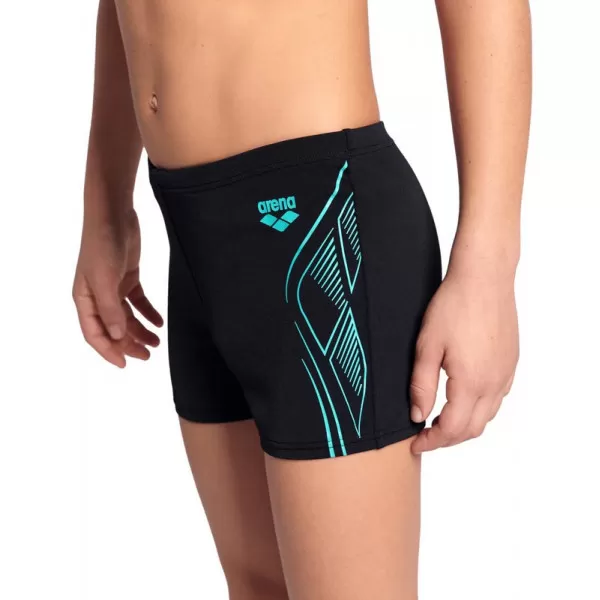 BOYS ARENA REFLECTING SWIM SHORT BLACK 