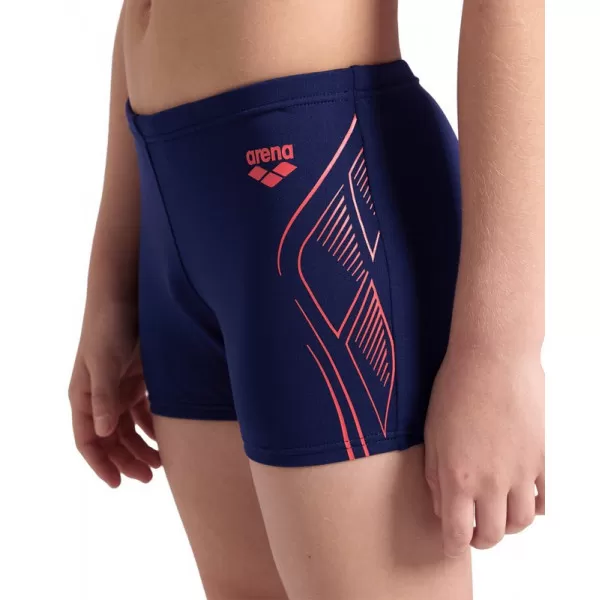 BOYS ARENA REFLECTING SWIM SHORT NAVY 