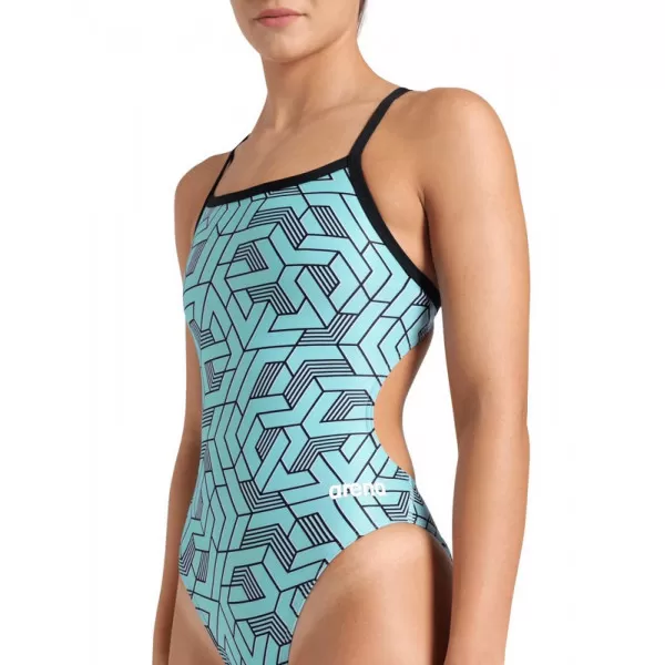 W ARENA ESCAPE SWIMSUIT CHALLENGE BACK BLACK WATER 