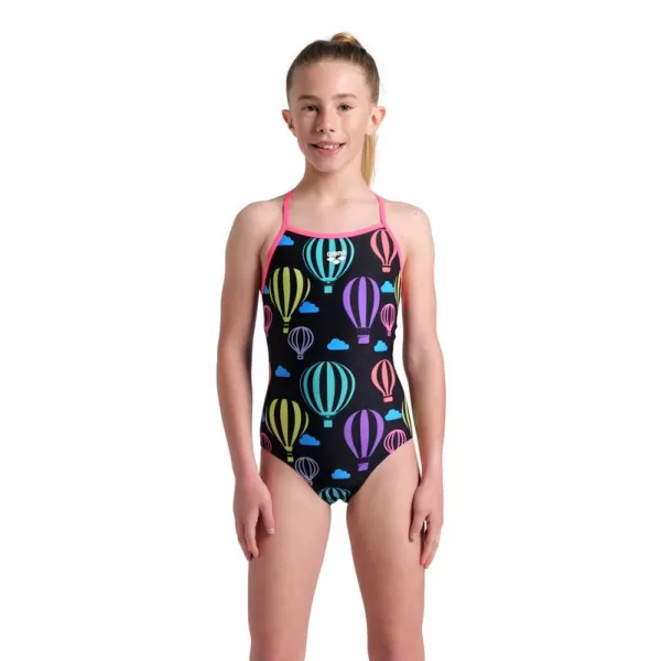 G  ARENA BALLOONS SWIMSUIT LIGHTDROP BACK BLACK MULTI 