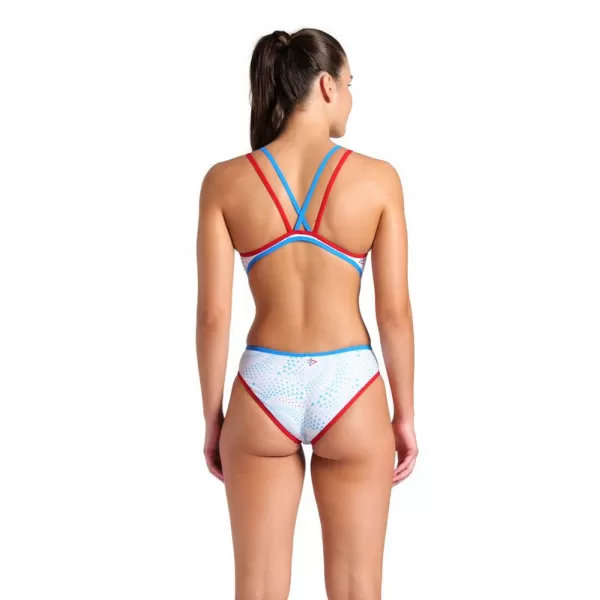 WOMEN'S ARENA ONE FIREFLOW SWIMSUIT DOUBLE CROSS 