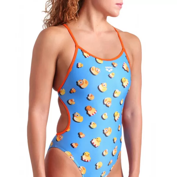 W ARENA DUCKS SWIMSUIT LACE BACK 