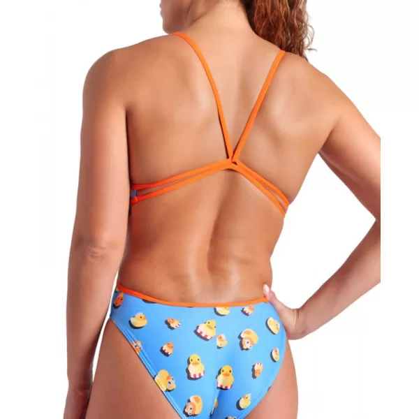 W ARENA DUCKS SWIMSUIT LACE BACK 