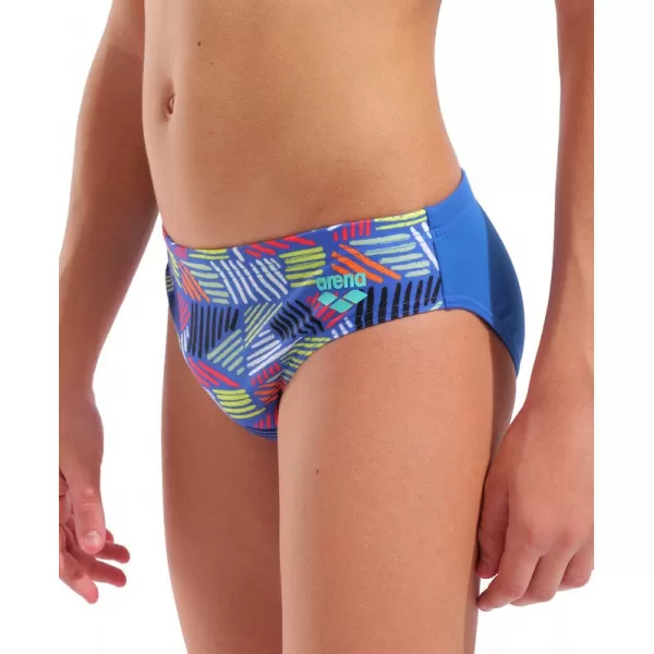 B ARENA CANDIES SWIM BRIEFS ROYAL-MULTI BLUE 