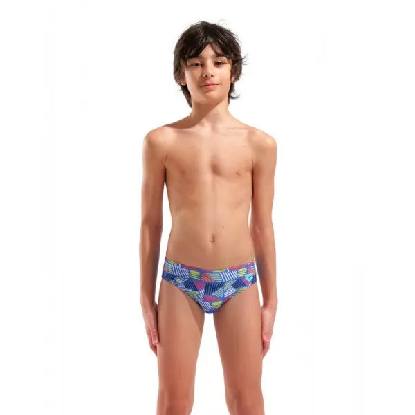 B ARENA CANDIES SWIM BRIEFS ROYAL-MULTI BLUE 