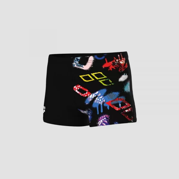 B ARENA GRAFFITI SWIM SHORT 