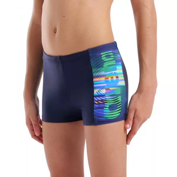 B ARENA LIT LOGO SWIM SHORT 