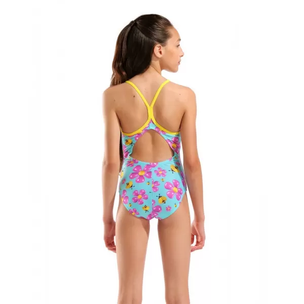 G ARENA SPRING SWIMSUIT WATER MULTI-YELLOW STAR 