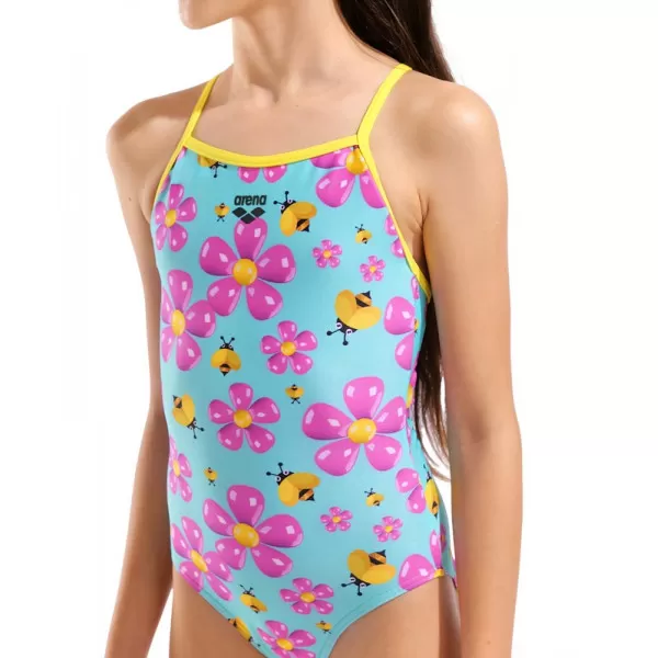 G ARENA SPRING SWIMSUIT WATER MULTI-YELLOW STAR 