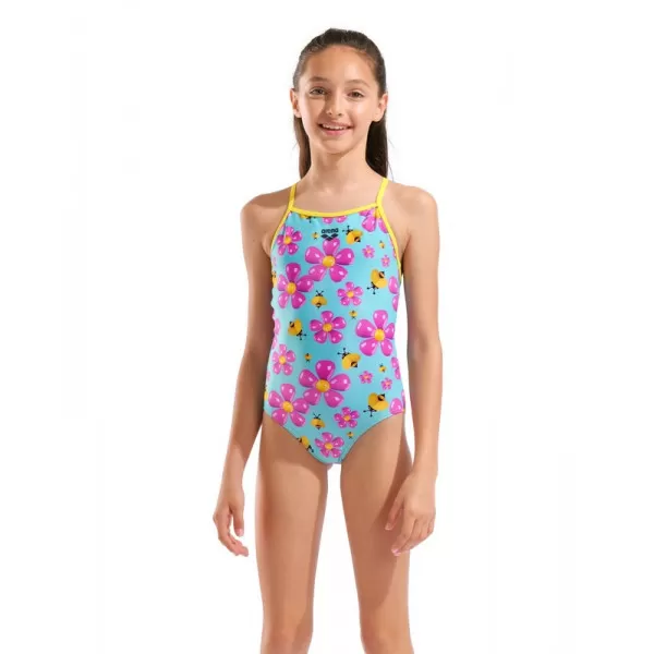 G ARENA SPRING SWIMSUIT WATER MULTI-YELLOW STAR 
