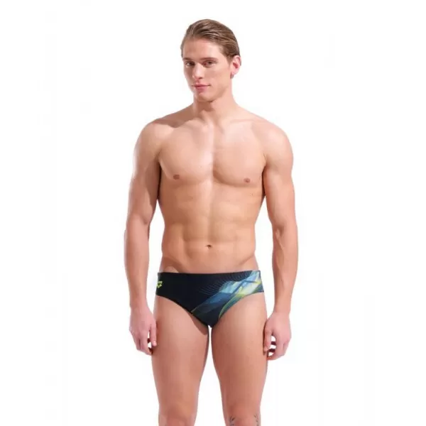 M ARENA JELLYFISH SWIM BRIEFS BLACK-MULTI 