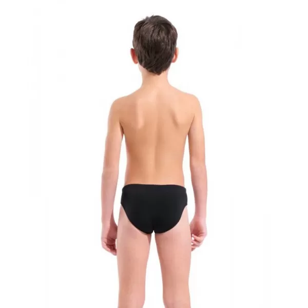 B ARENA BOLD SWIM BRIEFS BLACK-BRIGHT CORAL 
