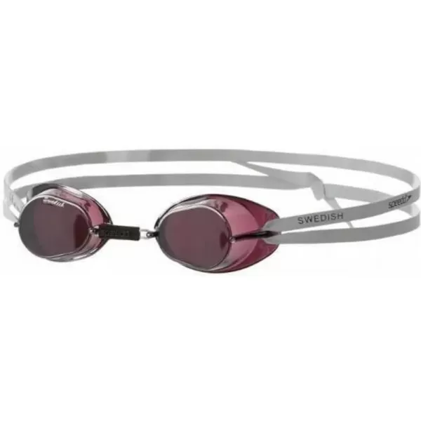 SPEEDO SWEDISH GOGGLE MIRROR SMOKE/SILVER 
