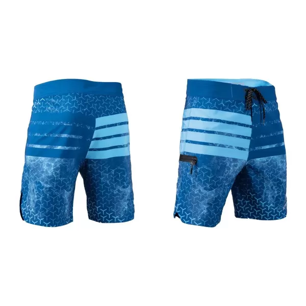 AZTRON SPACE MENS BOARD SHORT BLUE 