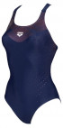 W MIRRORED V BACK ONE PIECE NAVY 