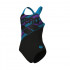 G ARENA LINES SWIMSUIT SWIM PRO BACK  BLACK 