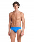 M TEAM SWIM BRIEFS SOLID BLUE RIVER-ARTIC LIME 