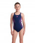 GIRLS ARENA REFLECTING SWIMSUIT SWIM PRO BACK NAVY-SHOCKING PINK 
