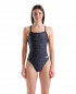 W ARENA SNAKESKIN SWIMSUIT CHALLENGEBACK BLACK-TEAM BLACK 