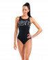 W ARENA GRAPHIC SWIMSUIT V BACK 