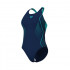W ARENA GRID SWIMSUIT V BACK GRAPH N 