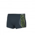 M ARENA BASIC SWIM SHORT ASPHALT-ARTIC LIME 