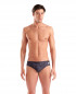 M ARENA RIBBED SWIM BRIEFS BLACK MULTI 