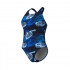 W ARENA CAMO SWIMSUIT V BACK L 