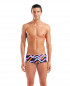 M ARENA TEXTURE SWIM LOW WAIST SHORT NAVY MULTI 