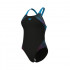 W ARENA NUANCE SWIMSUIT SWIM BLACK-TURQUOISE 