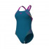 W ARENA NUANCE SWIMSUIT SWIM BLUE COSMO-VERY FUCHSIA 