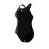 W ARENA DUOGRAF SWIMSUIT BLACK-ASPHALT 