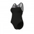 W ARENA MESH SWIMSUIT CROSS BLACK 