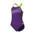 G ARENA BOLD SWIMSUIT PLUM-ARTIC LIME 