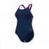W ARENA GRAPHIC SWIMSUIT SWIM NAVY-VERY FUCHSIA 