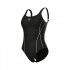 W ARENA SWIMSUIT ERIKA U BACK BLACK-WHITE 