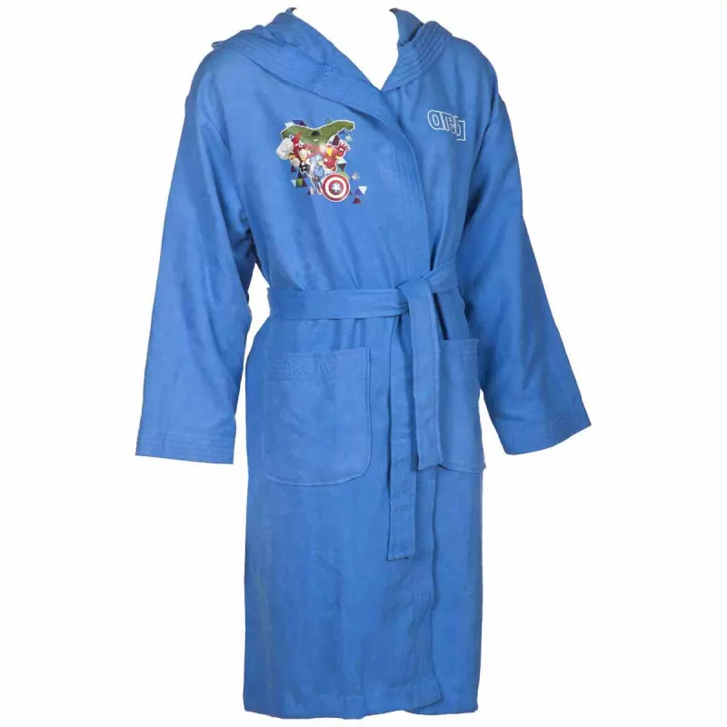 DM BATHROBE JR BLUE 