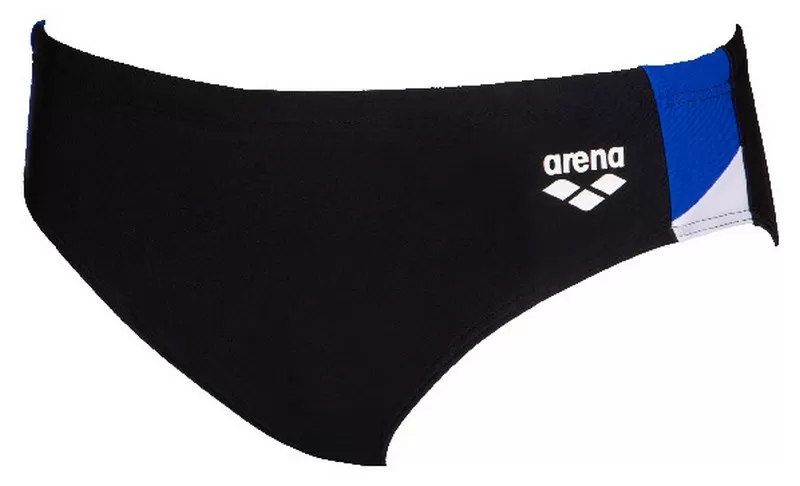 M REN BRIEF BLACK-NEON BLUE-WHITE MUŠKE KUPAĆE GAĆE 