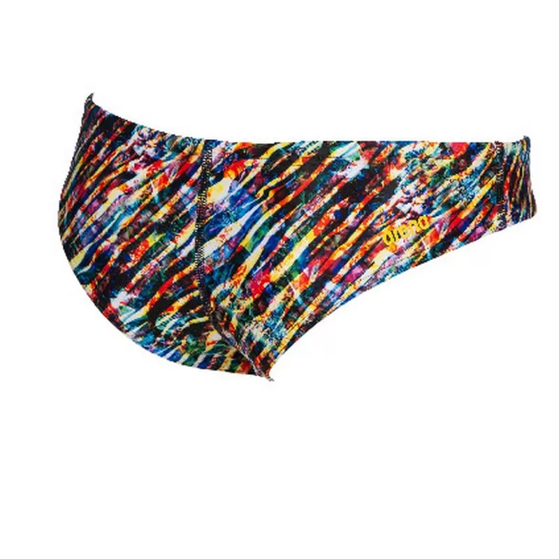 UNIQUE BRIEF BLACK MULTI 