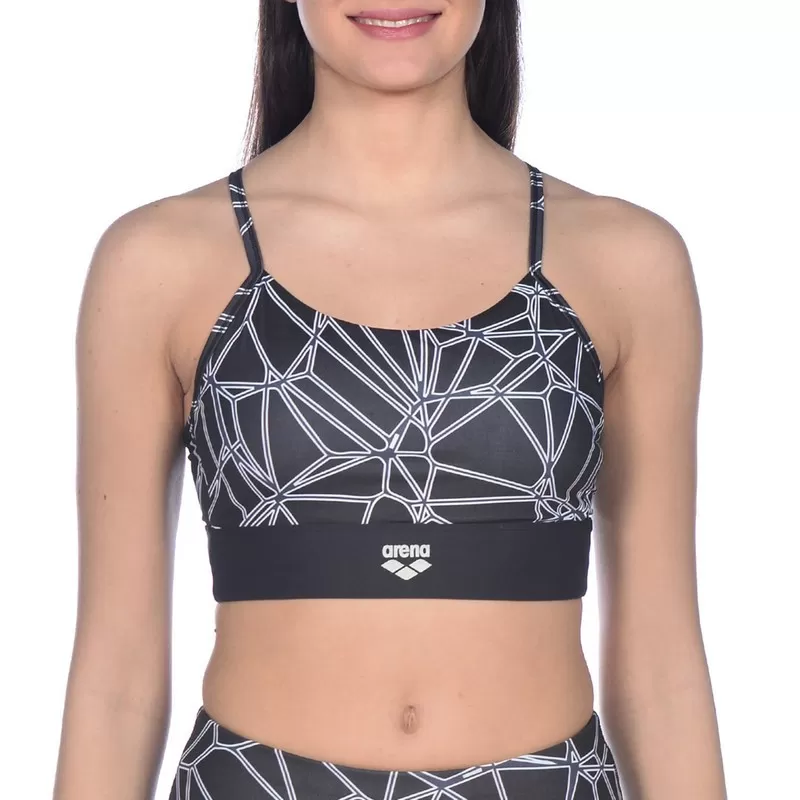 W GYM  BRA TOP CROSS STRAPS 