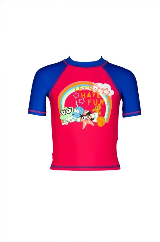 AWT KIDS GIRL UV SS TEE 
