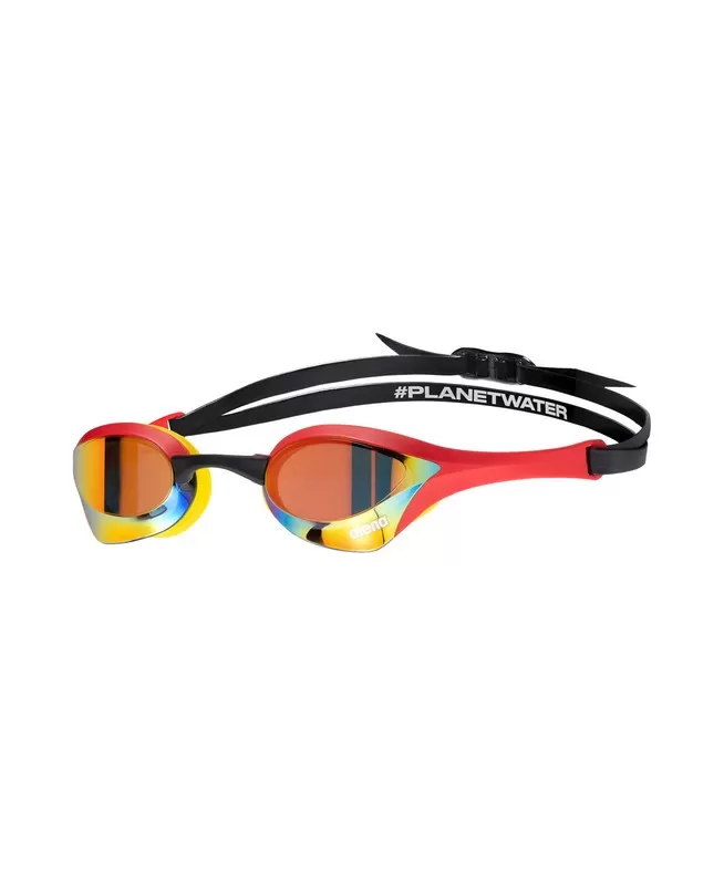 COBRA ULTRA SWIPE MIRROR GOLD-RED 