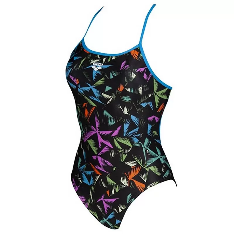 W MULTICOLOR PALMS ACCELLERATE BACK ONE PIECE 