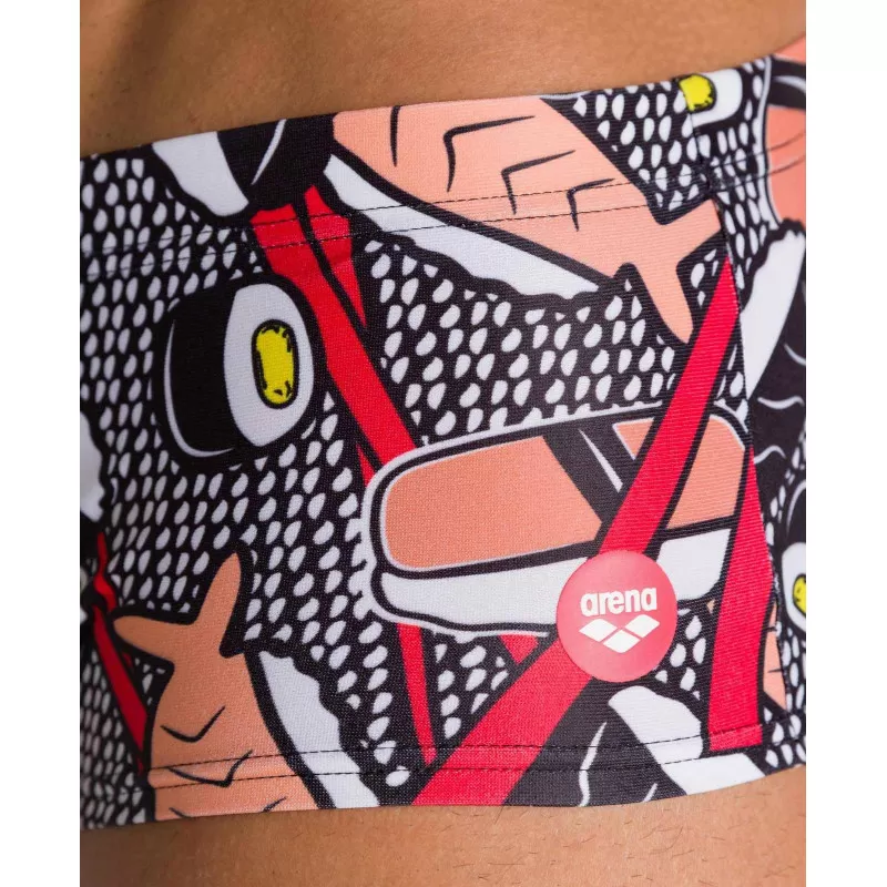 M CRAZY SUSHI LOW WAIST SHORT BLACK-MULTI MUŠKE KUPACE GAĆE 