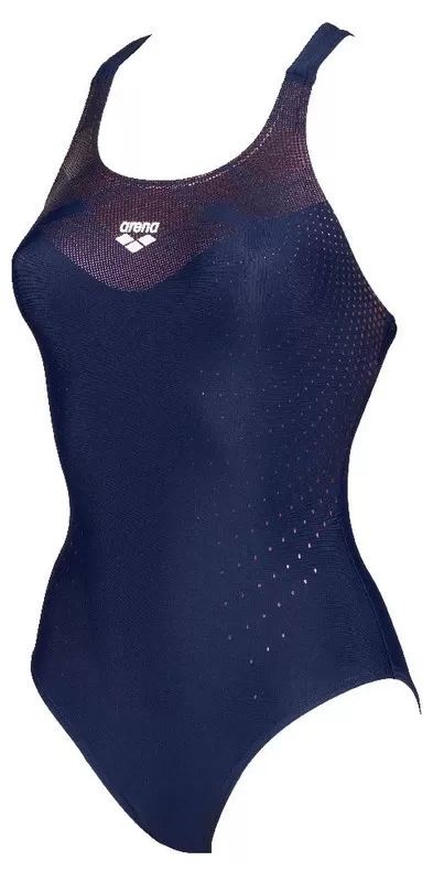 W MIRRORED V BACK ONE PIECE NAVY 