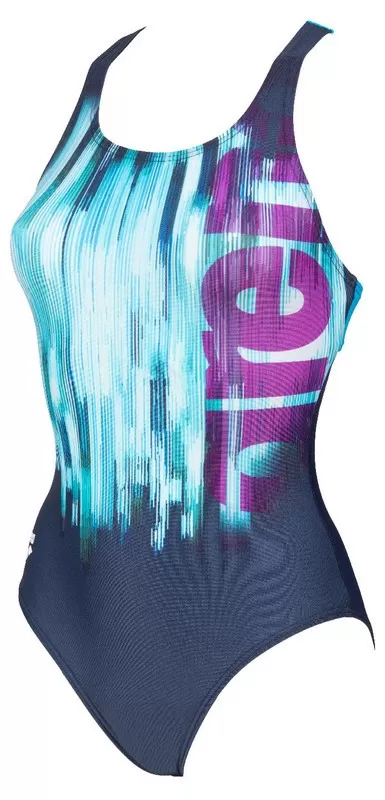 W DRAWING SWIM PRO BACK ONE NAVY 