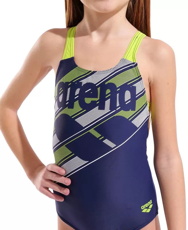 G ARENA LINES SWIMSUIT SWIM PRO BACK NAVY 