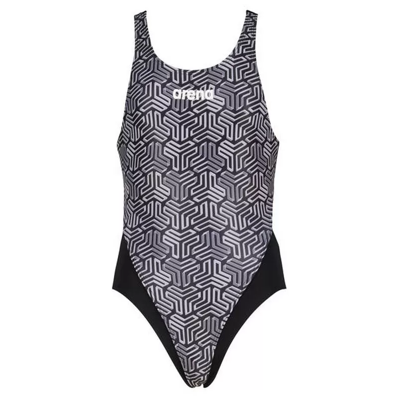 G KIKKO JR SWIM TECH BACK BLACK-MULTI BLACK DEČIJI KUPAĆI KOSTIM 