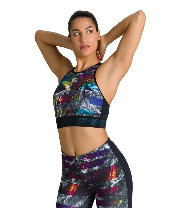 W BRA TOP CROSS BACK 